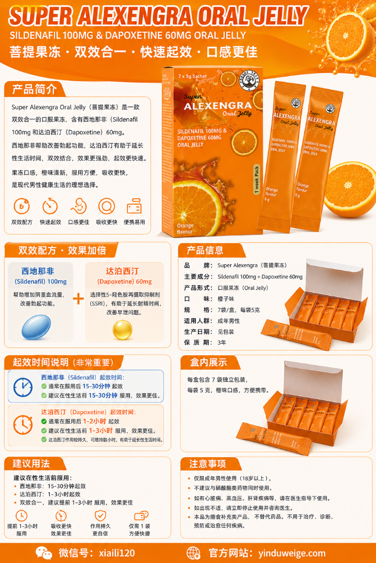 菩提果冻,卡玛果冻二代 菩提果冻,Alexengra Oral Jelly / 卡玛果冻二代-图片2